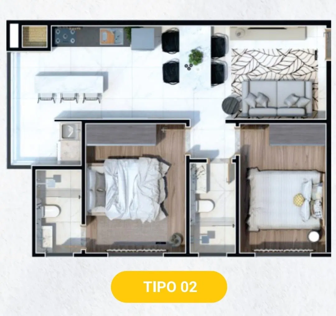 Apartamento, 2 quartos, 62 m² - Foto 31