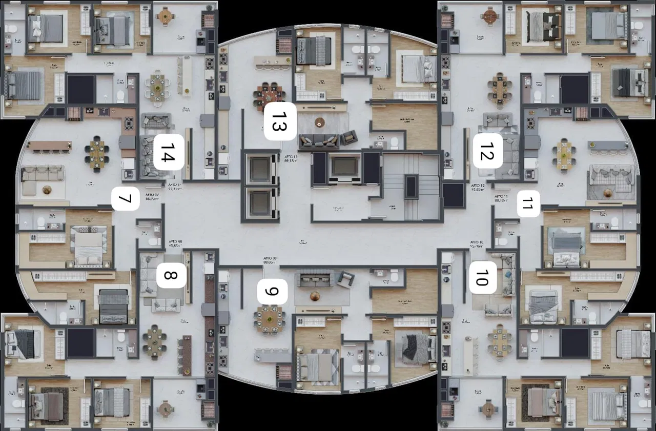 Apartamento, 3 quartos, 95 m² - Foto 3