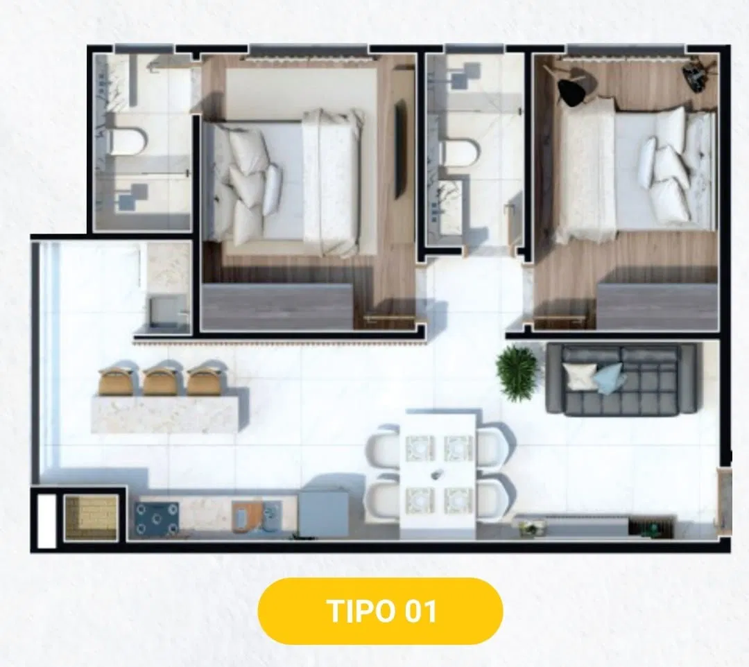 Apartamento, 2 quartos, 62 m² - Foto 29