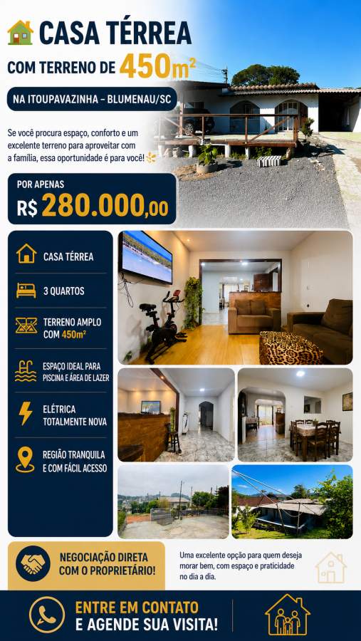 Casa, 3 quartos - Foto 1